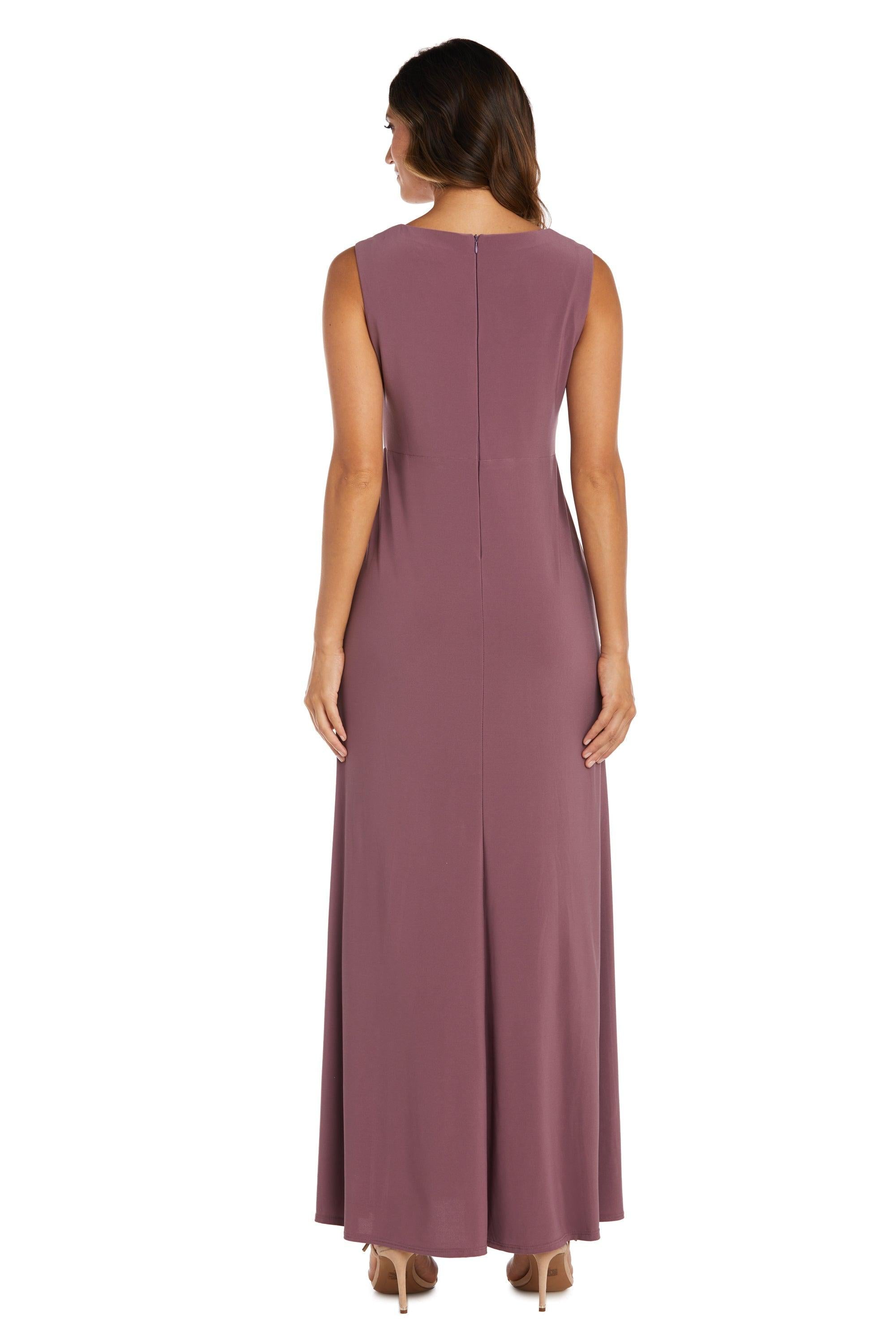 R&M Richards Long Formal Petite Jacket Dress 3785P - The Dress Outlet