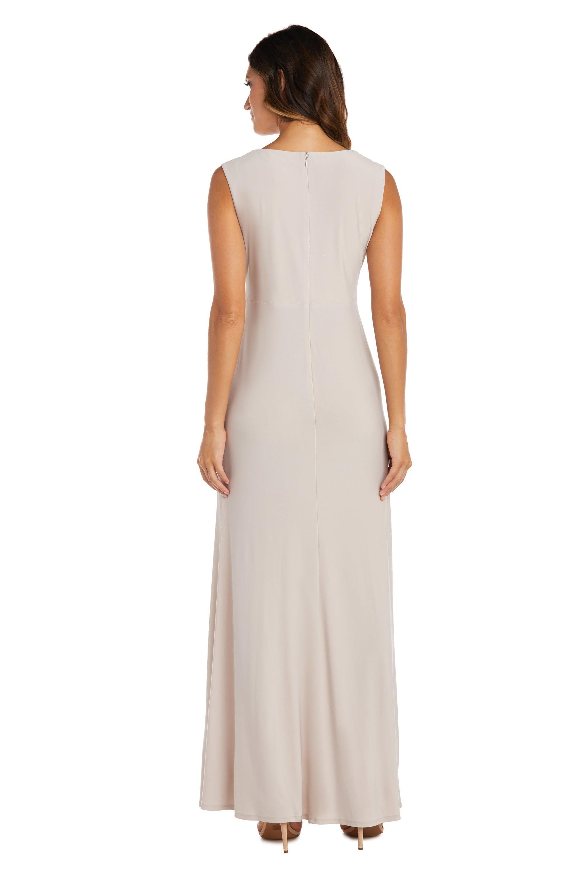 R&M Richards Long Formal Petite Jacket Dress 3785P - The Dress Outlet
