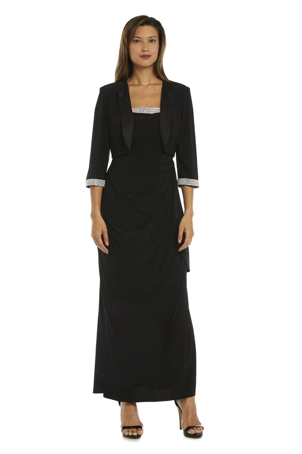Long Petite Dress Formal Jacket R&M Richards 3808P
