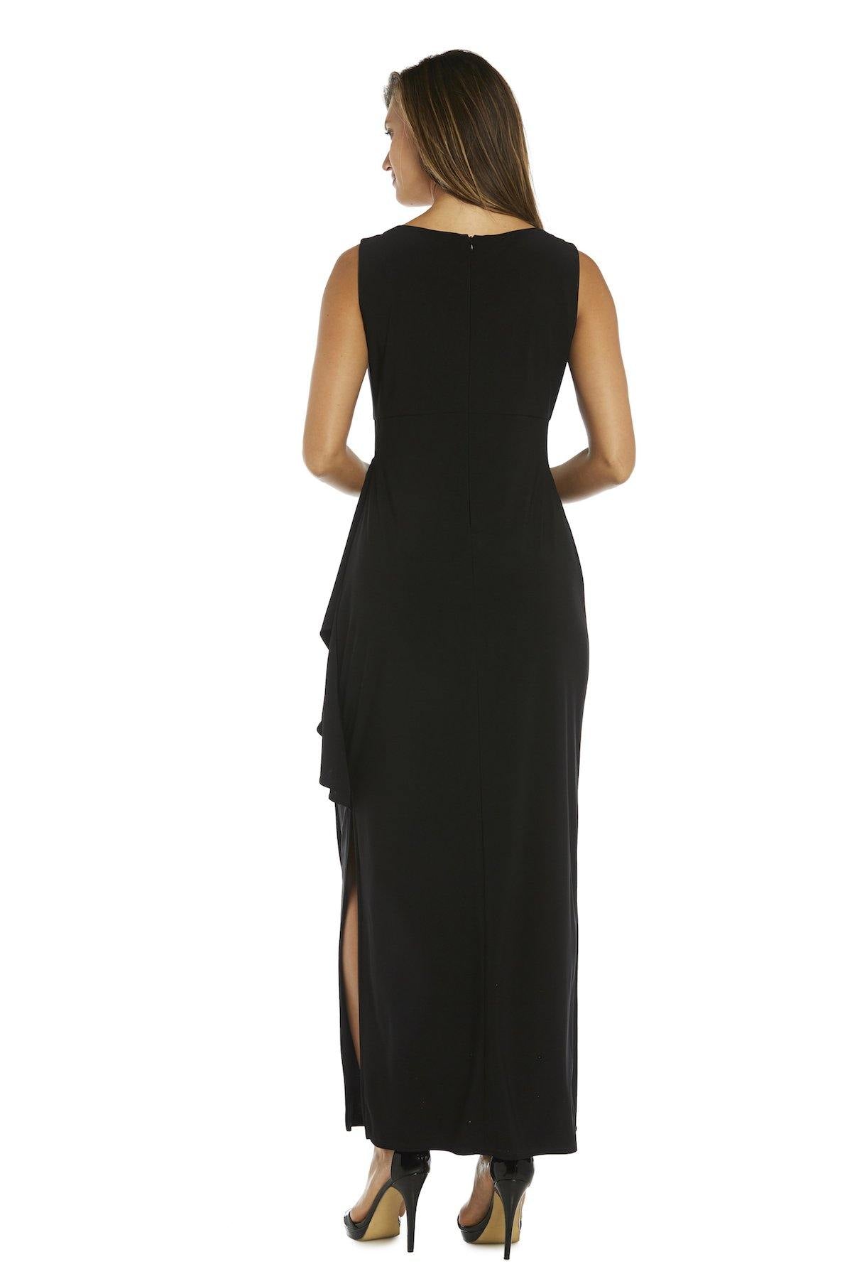 R&M Richards 3808P Long Formal Petite Jacket Dress