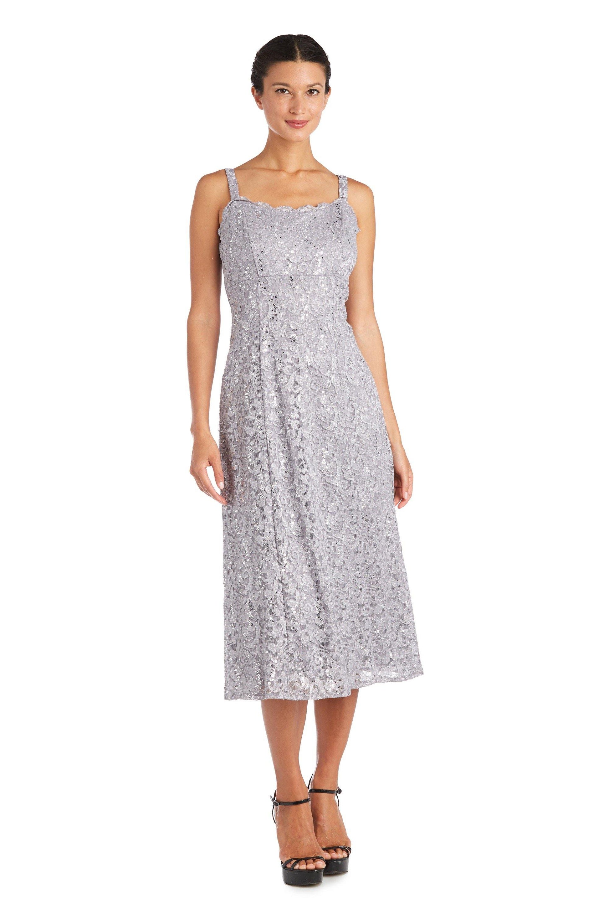 R&M Richards 5924P Long Formal Petite Jacket Dress