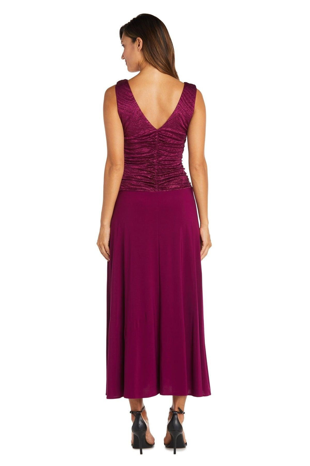 R&M Richards Long Formal Petite Maxi Dress 3629P - The Dress Outlet