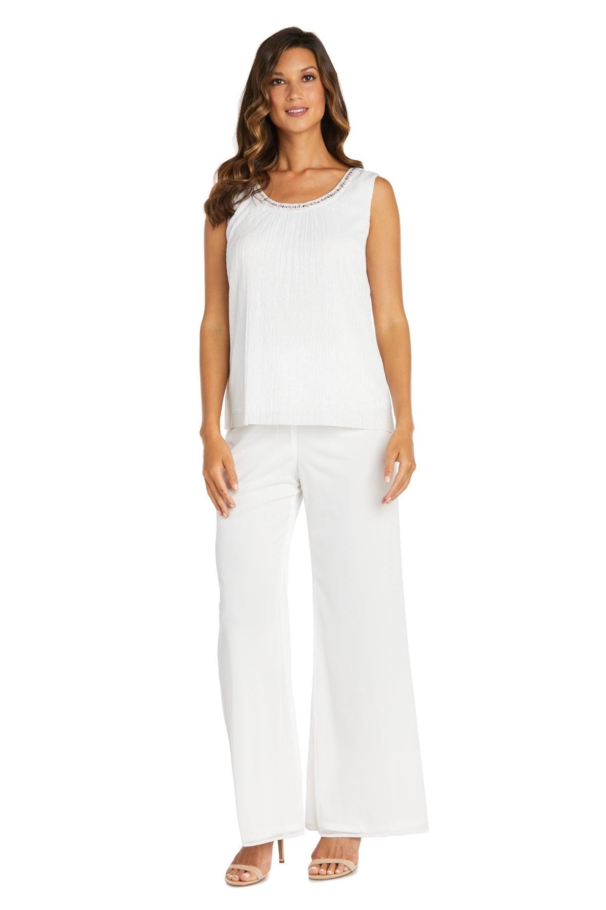 R&M Richards Long Formal Petite Pant Suit 2593P - The Dress Outlet