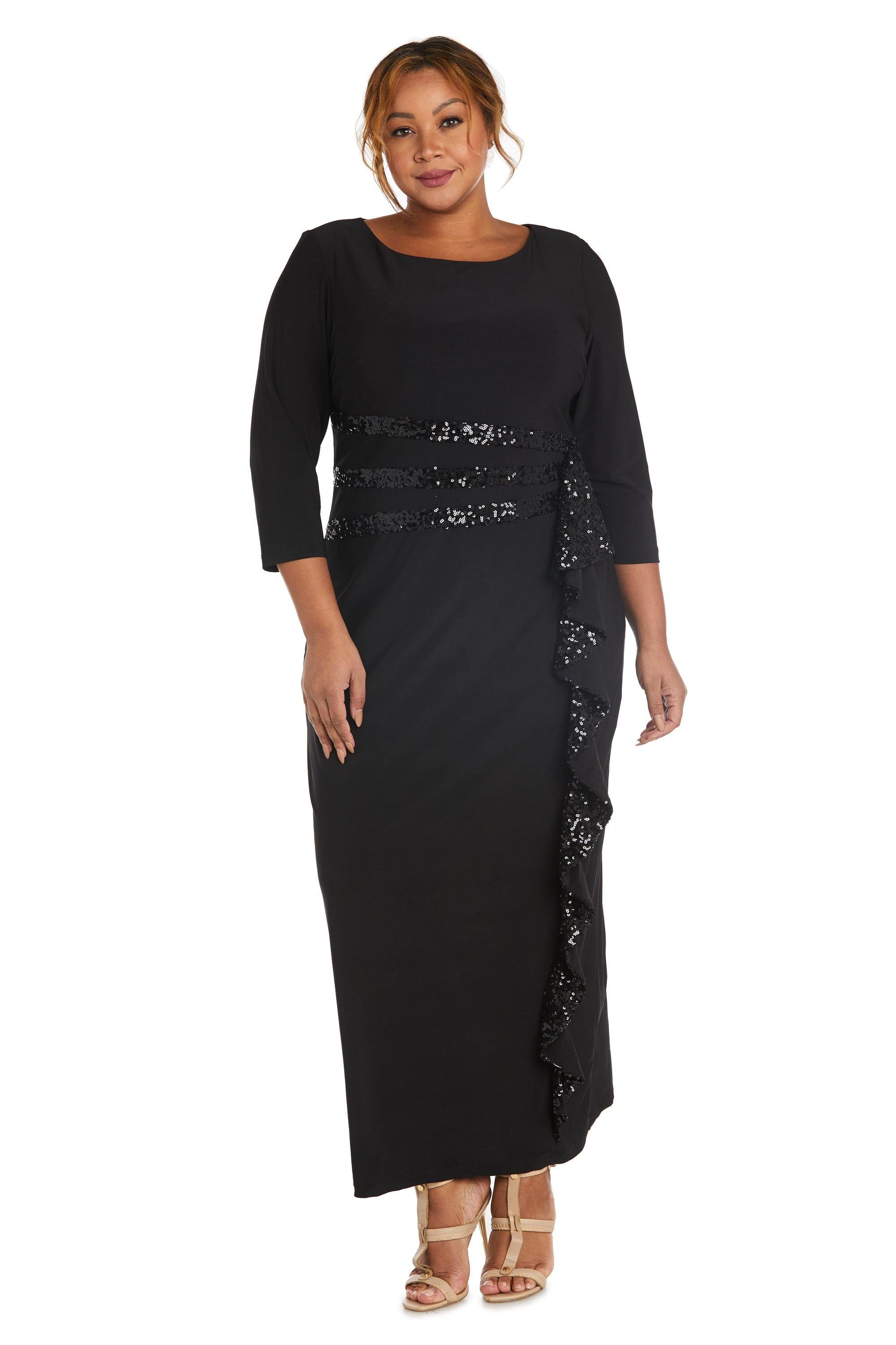 R&M Richards Long Formal Plus Size Dress 3780W - The Dress Outlet