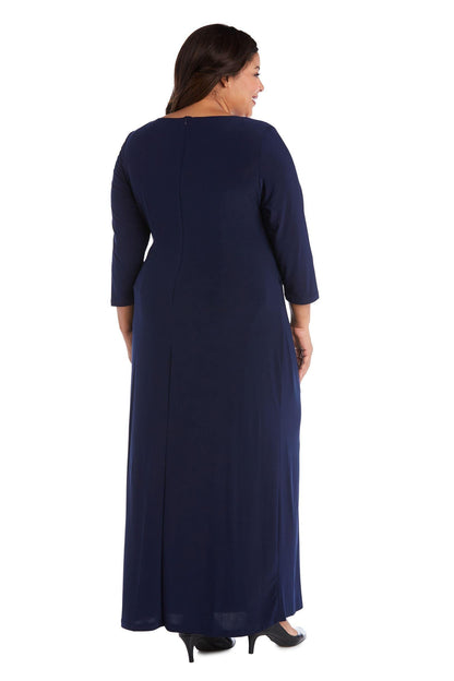 R&M Richards Long Formal Plus Size Dress 3780W - The Dress Outlet