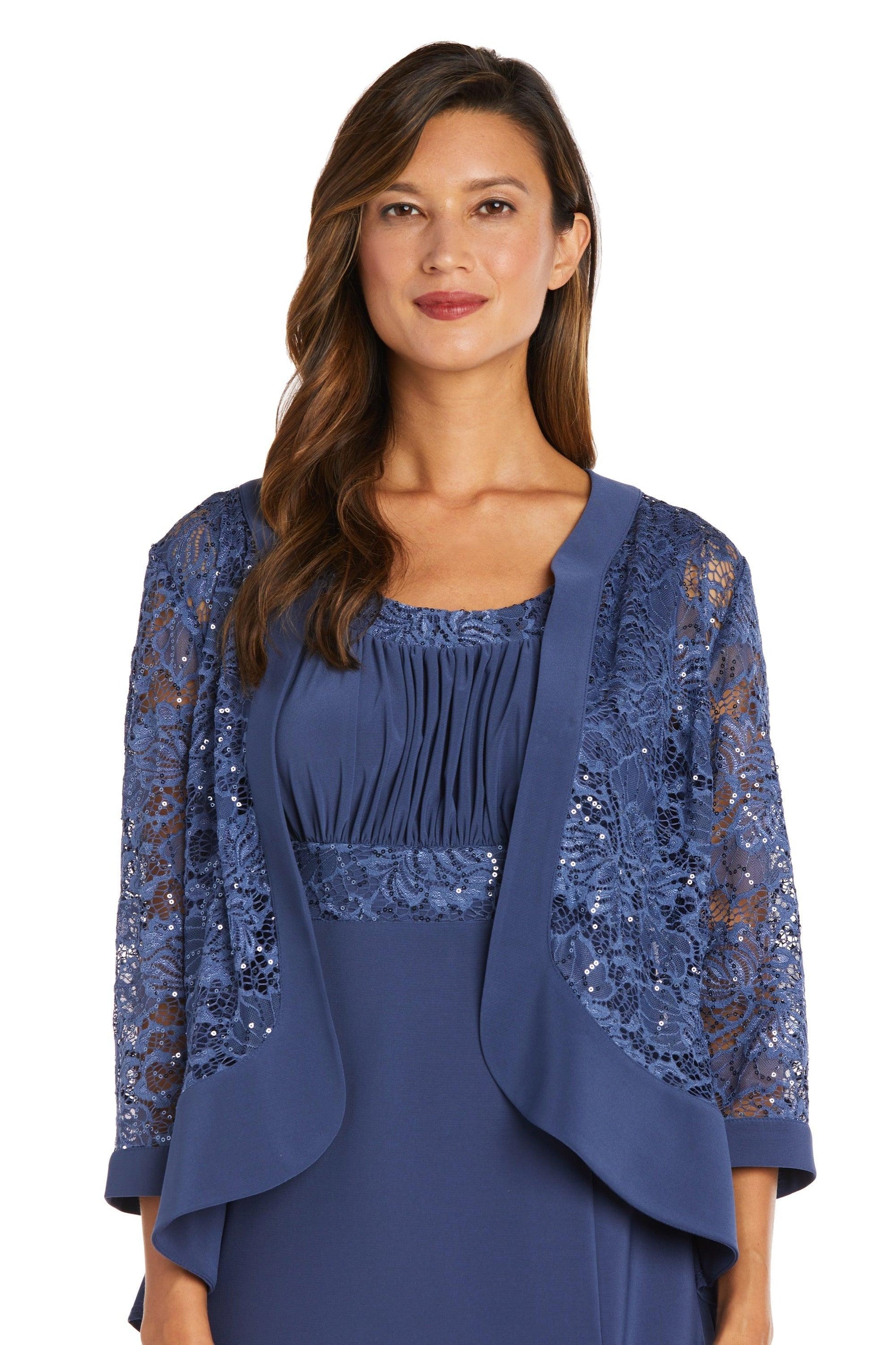 R&M Richards 3785 Long Mother Of The Bride Dress