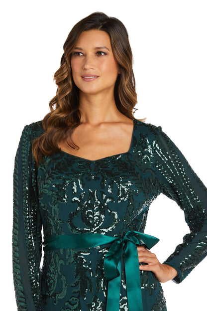 R&M Richards Long Mother of the Bride Dress 5623 - The Dress Outlet