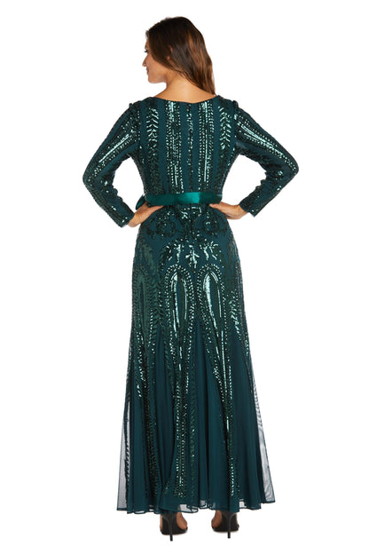 R&M Richards Long Mother of the Bride Dress 5623 - The Dress Outlet