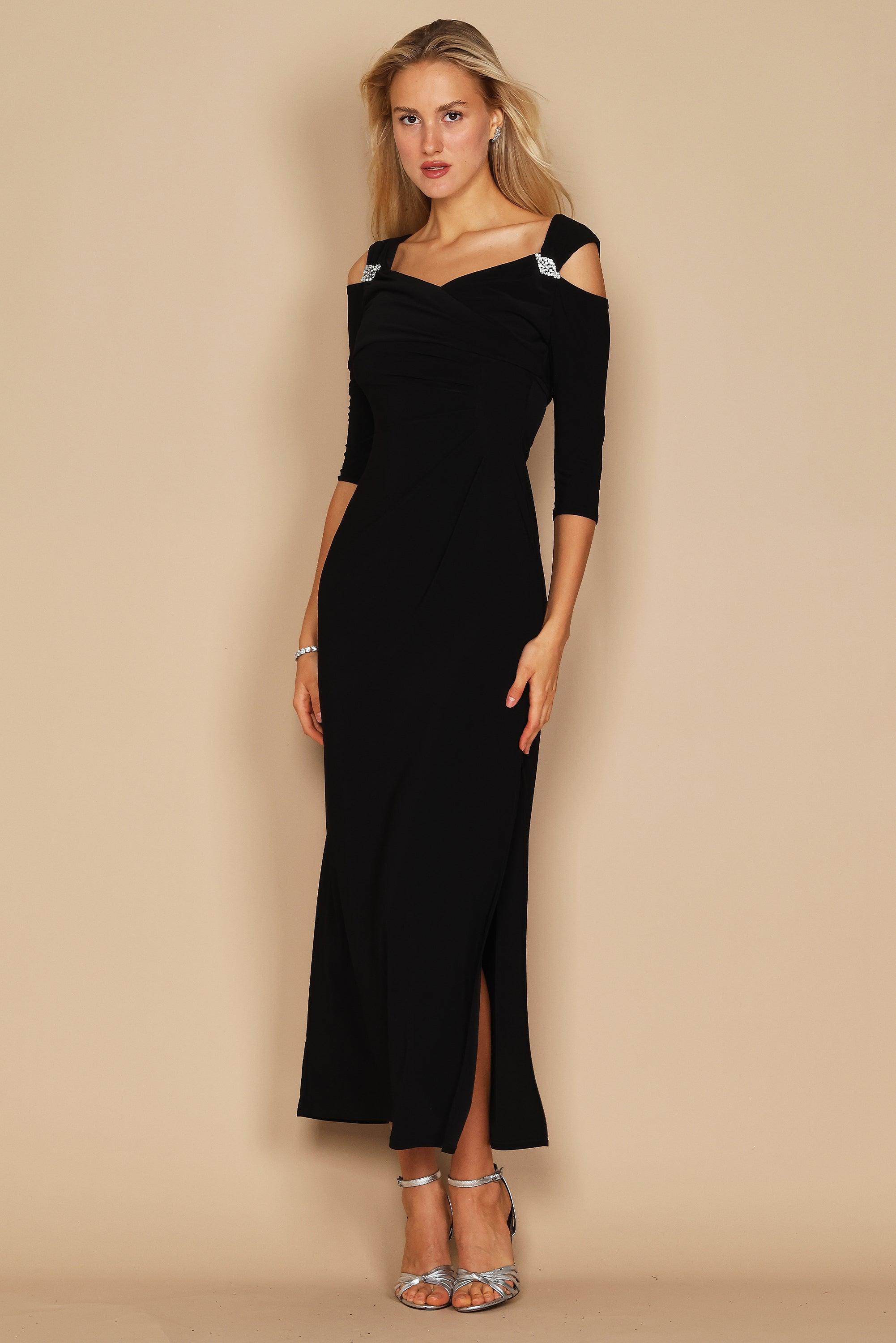 r and m richards formal dresses Plus Size Dress High Low Hem R&M 5492W making it a popular choice for those seeking an elegant outfit for special occasions. Mother R And M Richards