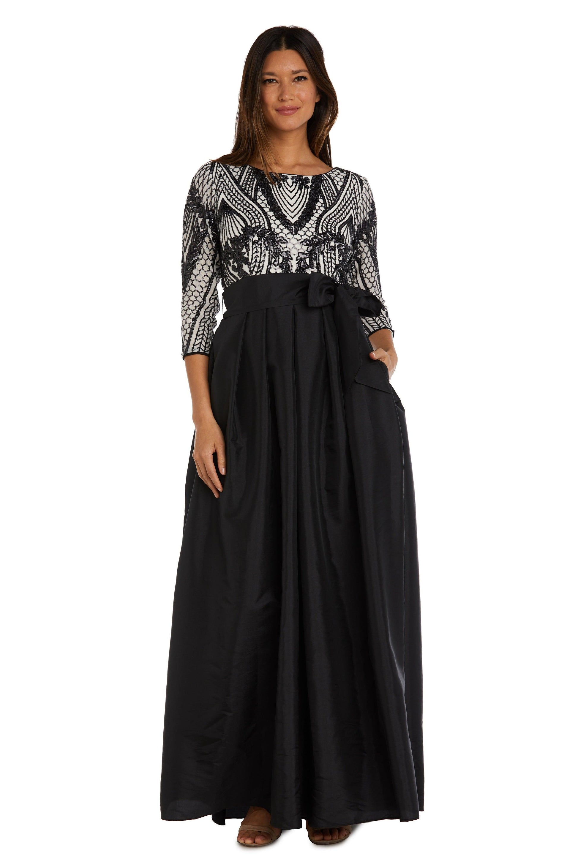 R&M Richards 9710 Long Mother Of The Bride Dress