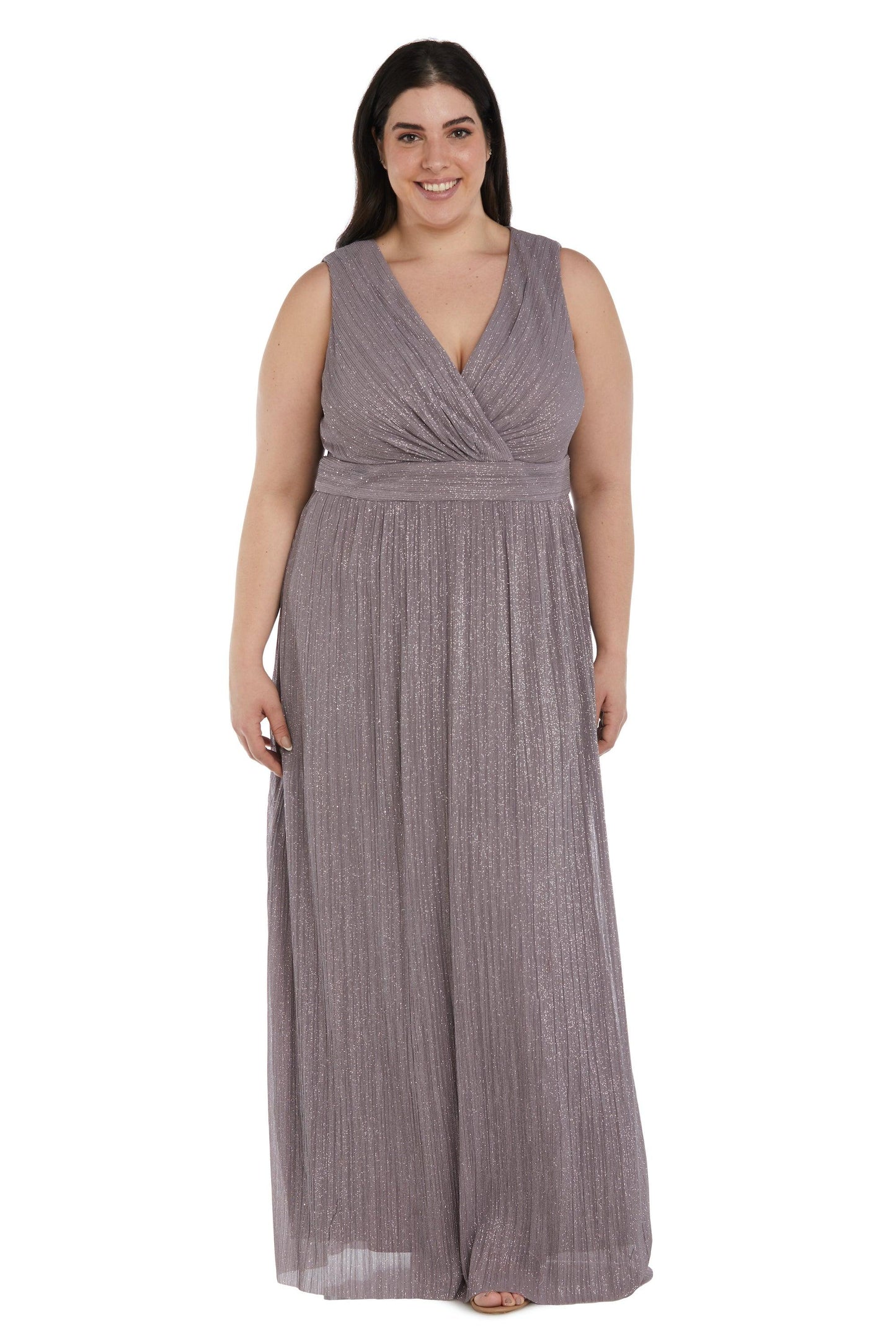 R&M Richards Long Plus Size Formal Dress 2475W - The Dress Outlet