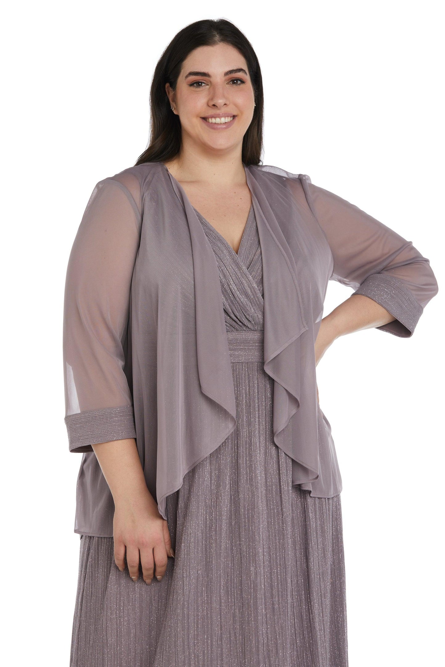 R&M Richards Long Plus Size Formal Dress 2475W - The Dress Outlet