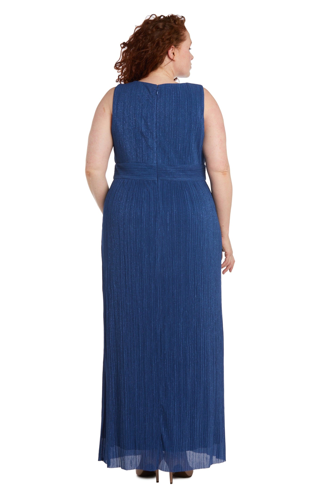 R&M Richards Long Plus Size Formal Dress 2475W - The Dress Outlet