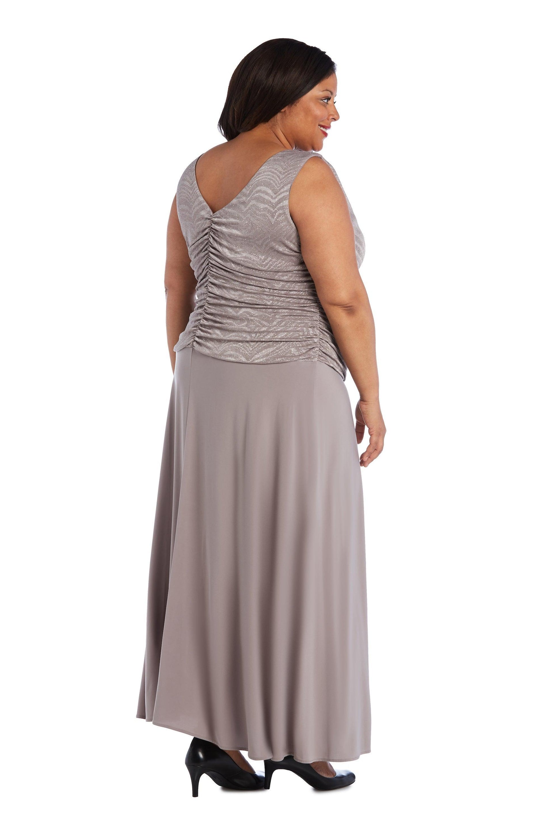 R&M Richards 3629W Long Plus Size Formal Dress