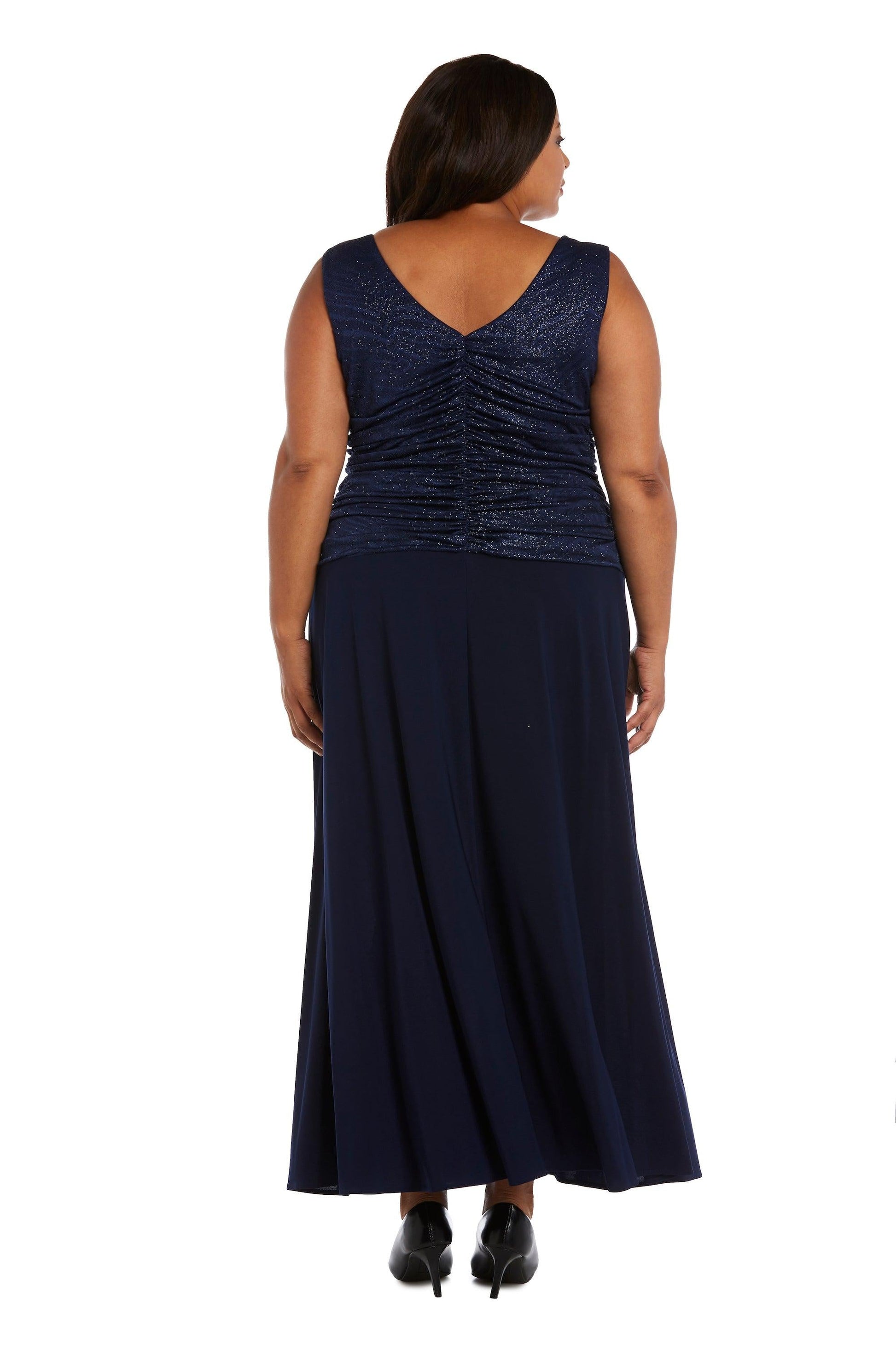 R&M Richards 3629W Long Plus Size Formal Dress