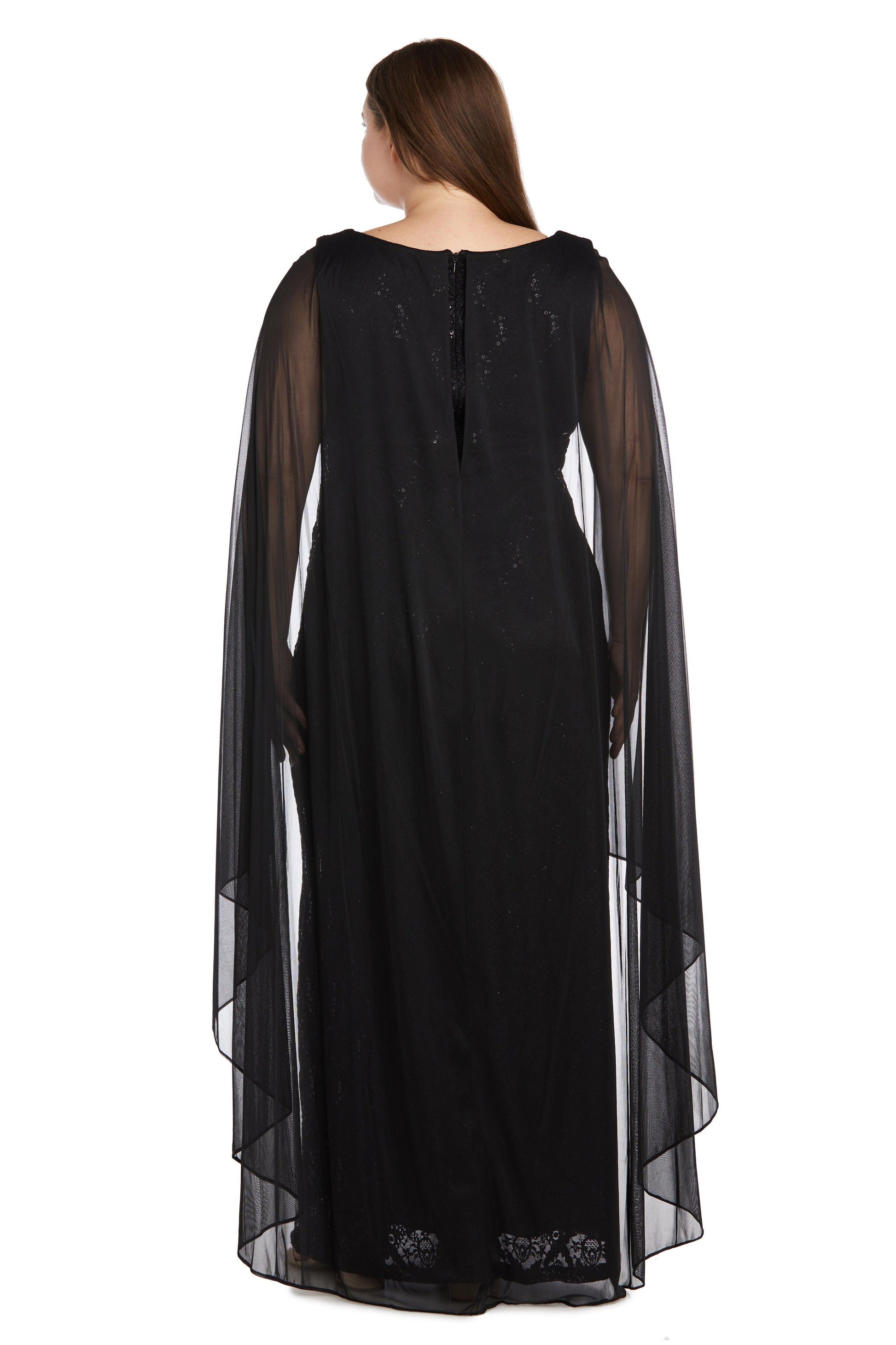R&M Richards 9663W Long Plus Size Formal Dress