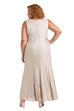 Champagne R&M Richards 2382W Long Plus Size Jacket Dress for $134.99 – The Dress Outlet