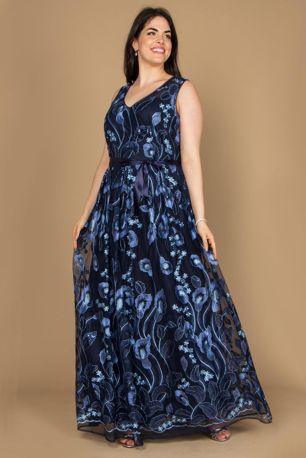 Long Sleeveless Dress Maxi R&M Richards 3724