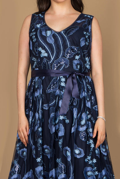 R&M Richards Long Sleeveless Maxi Dress Sale - The Dress Outlet