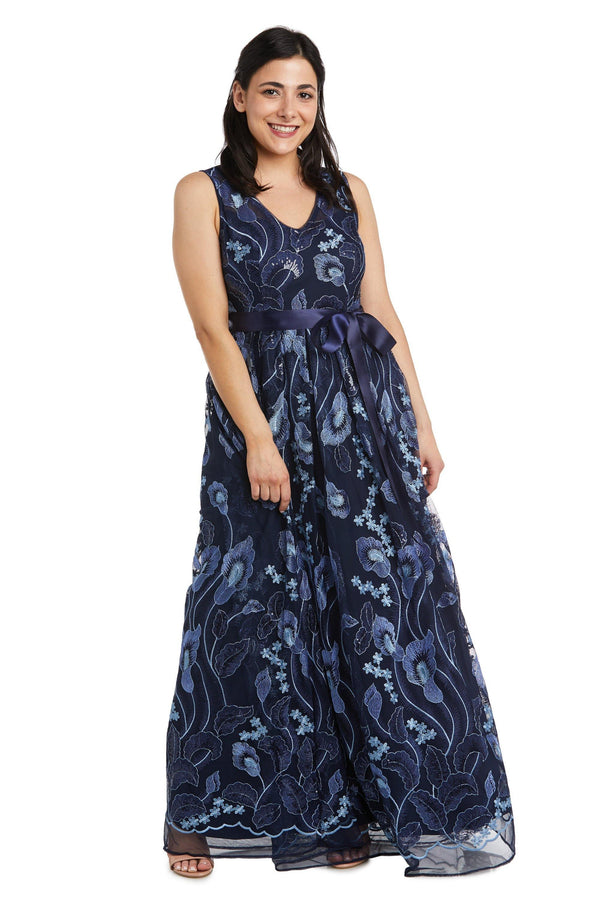 Long Sleeveless Dress Maxi R&M Richards 3724P