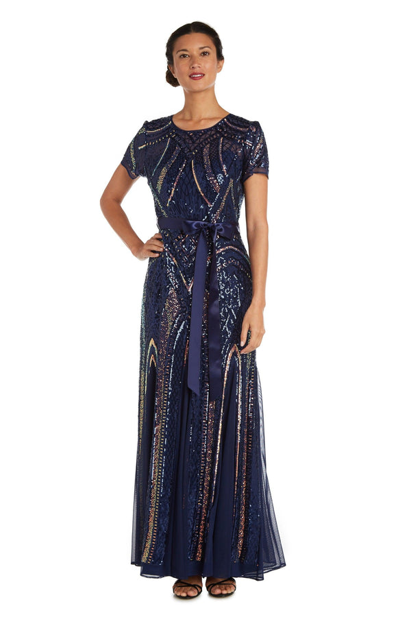 Mother Of The Bride Long Gown Long Length R&M Richards 7965