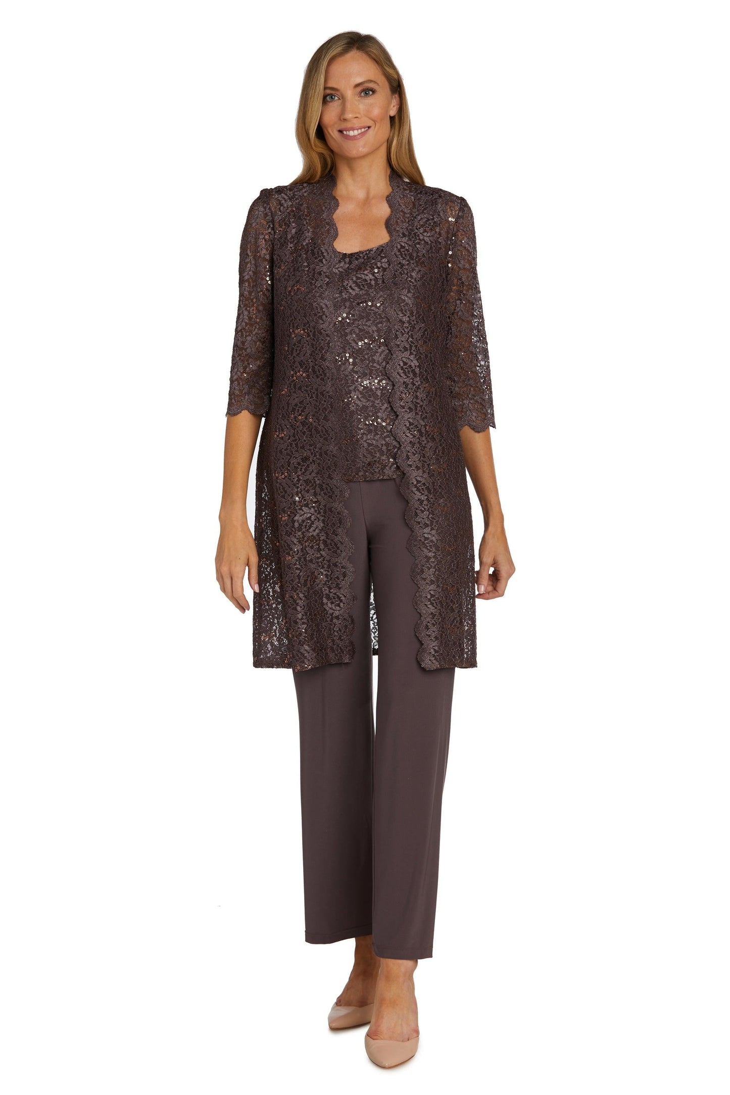 R&M Richards Mother of the Bride Pant Suit CLEARANCE Fig