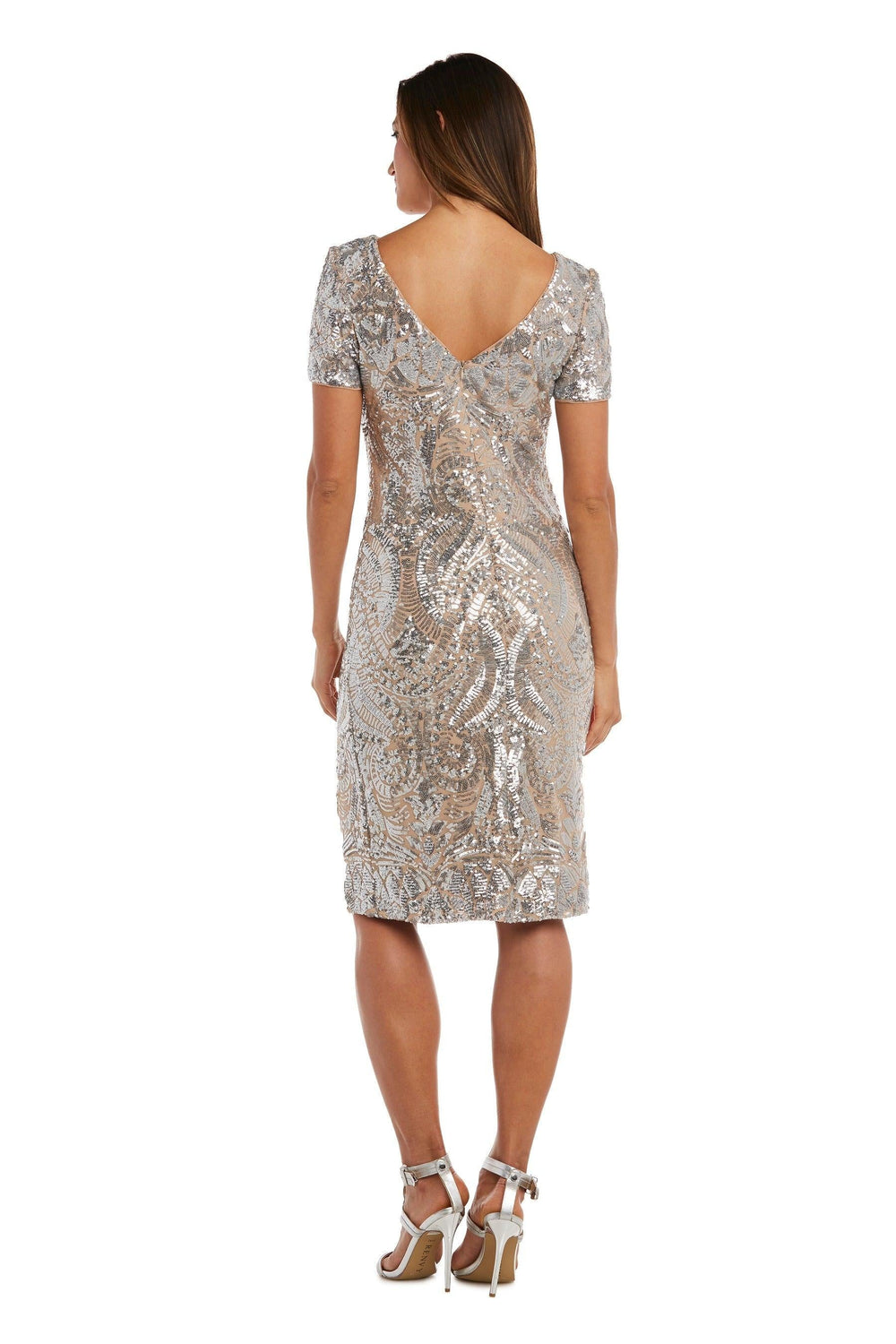 R&M Richards Mother of the Bride Short Dress 5051 - The Dress Outlet