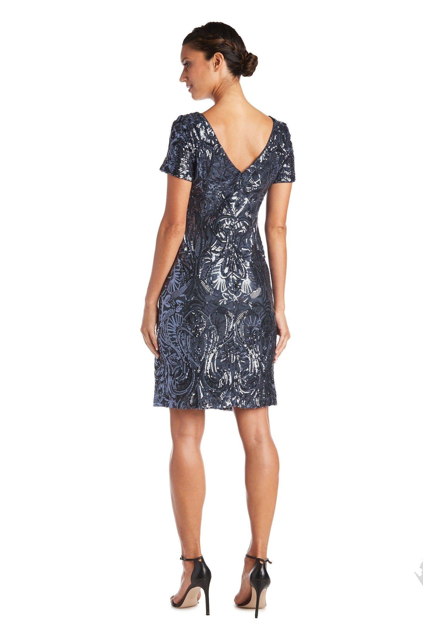 R&M Richards Mother of the Bride Short Dress 5051 - The Dress Outlet