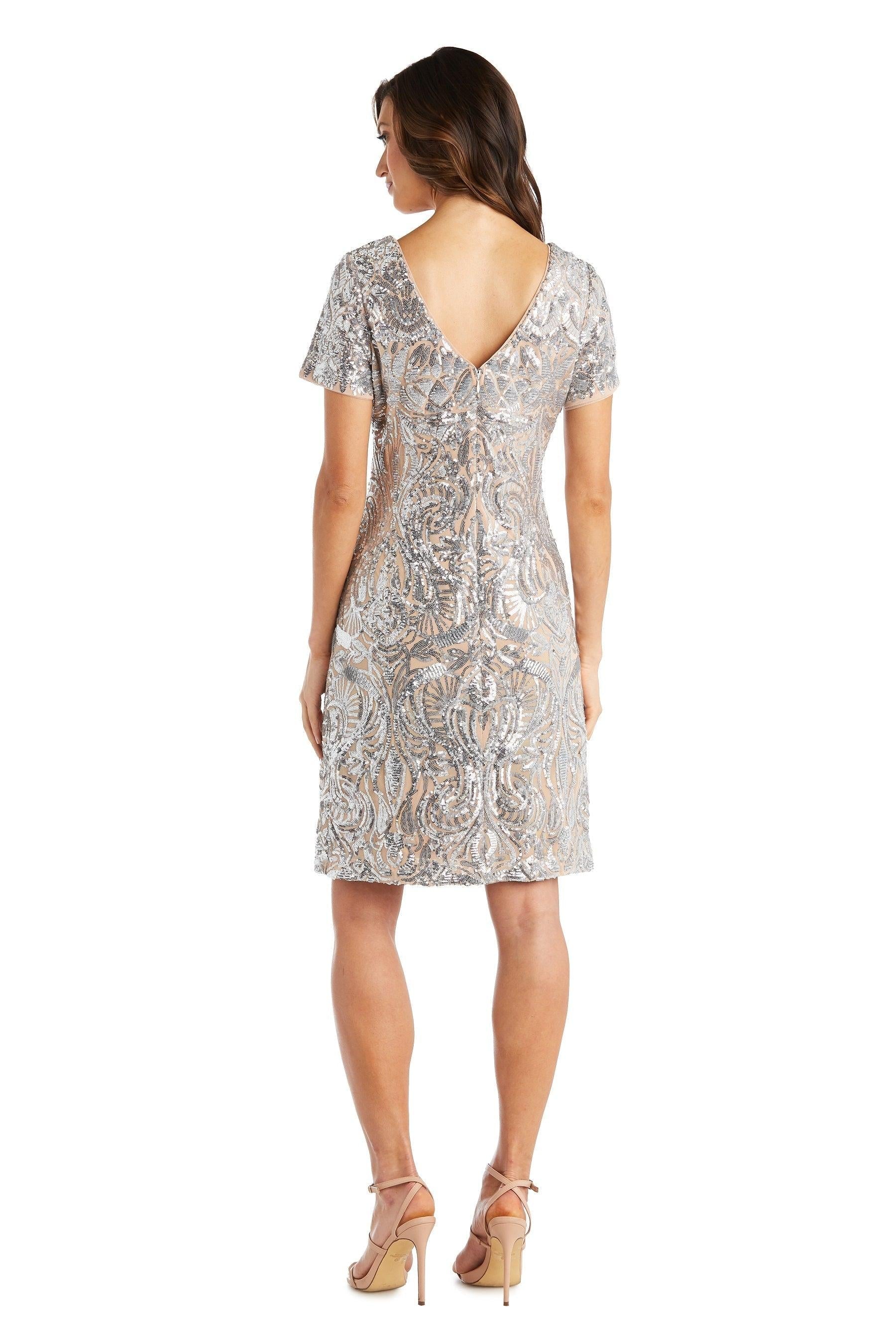 R&M Richards Mother of the Bride Short Dress 5521 - The Dress Outlet