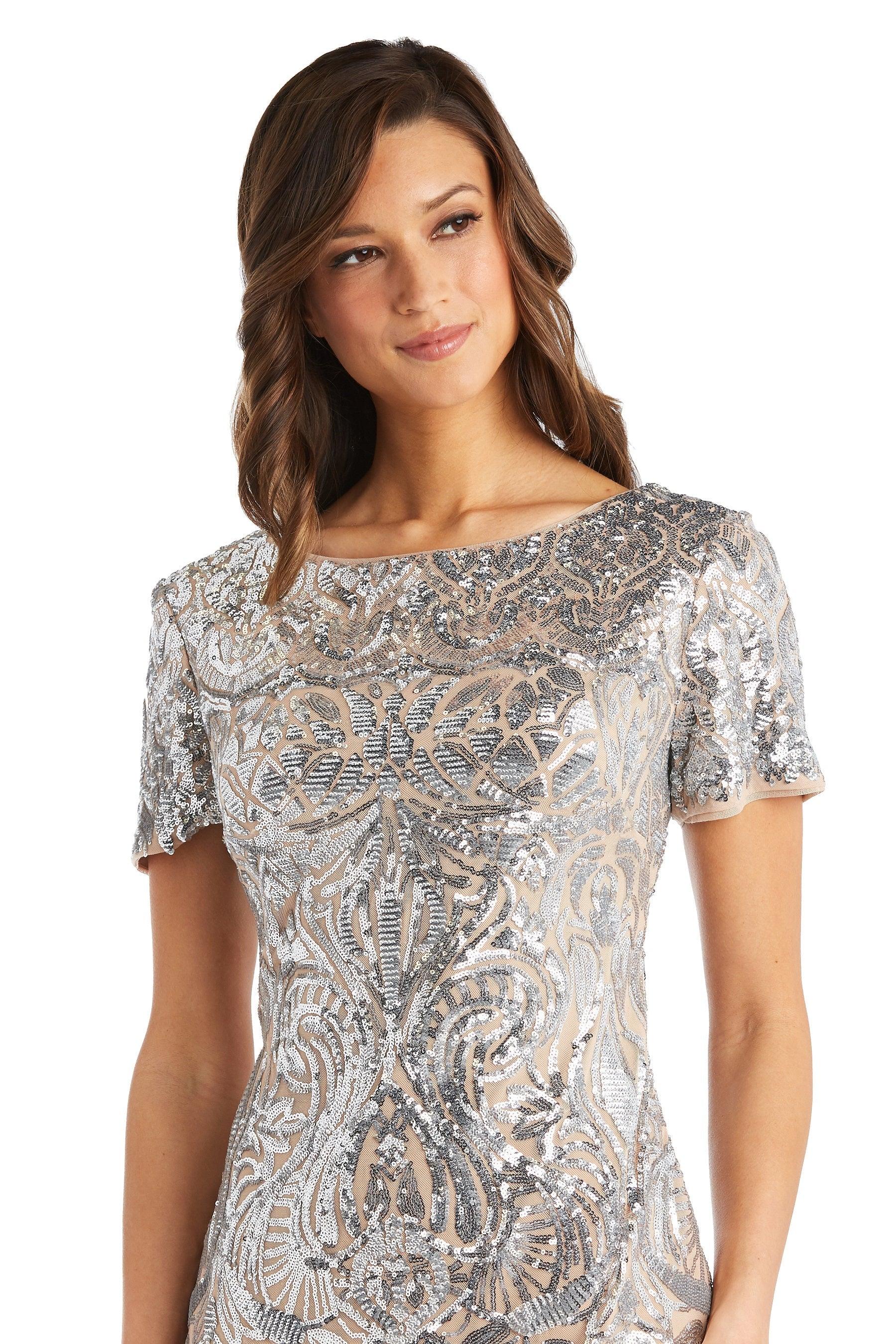 R&M Richards Mother of the Bride Short Dress 5521 - The Dress Outlet