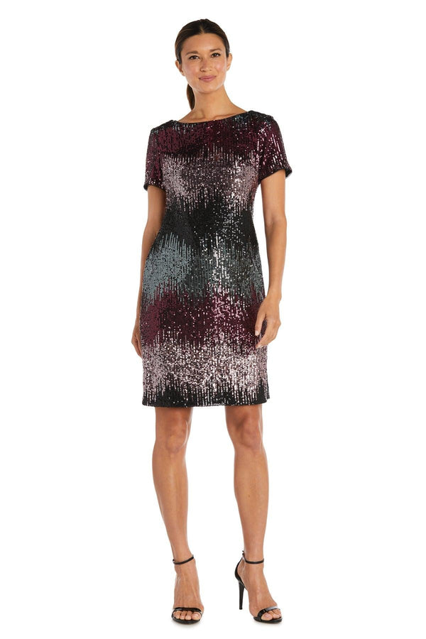 Mother Of The Bride Short Dress Short R&M Richards 7151