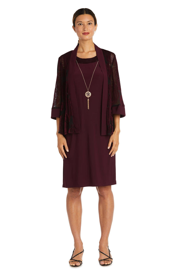 Mother Of The Bride Short Dress Short R&M Richards 7999