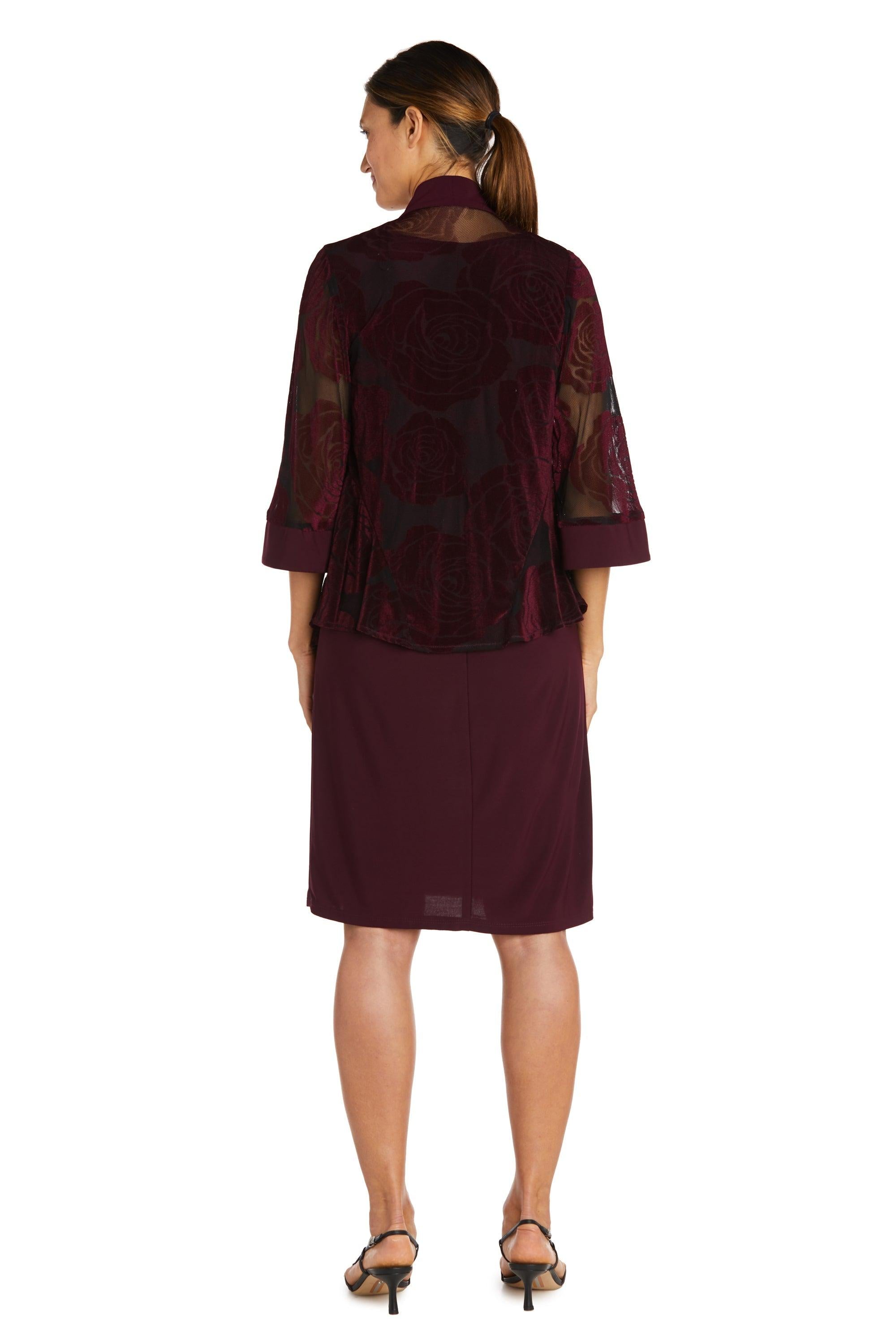 R&M Richards Mother of the Bride Short Dress 7999 - The Dress Outlet