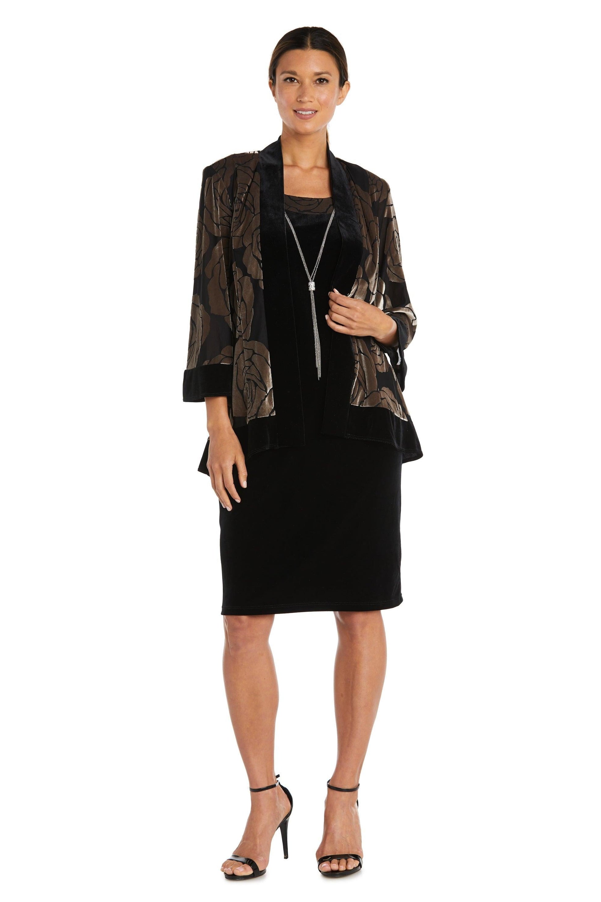 R&M Richards Mother of the Bride Short Dress 9027 - The Dress Outlet
