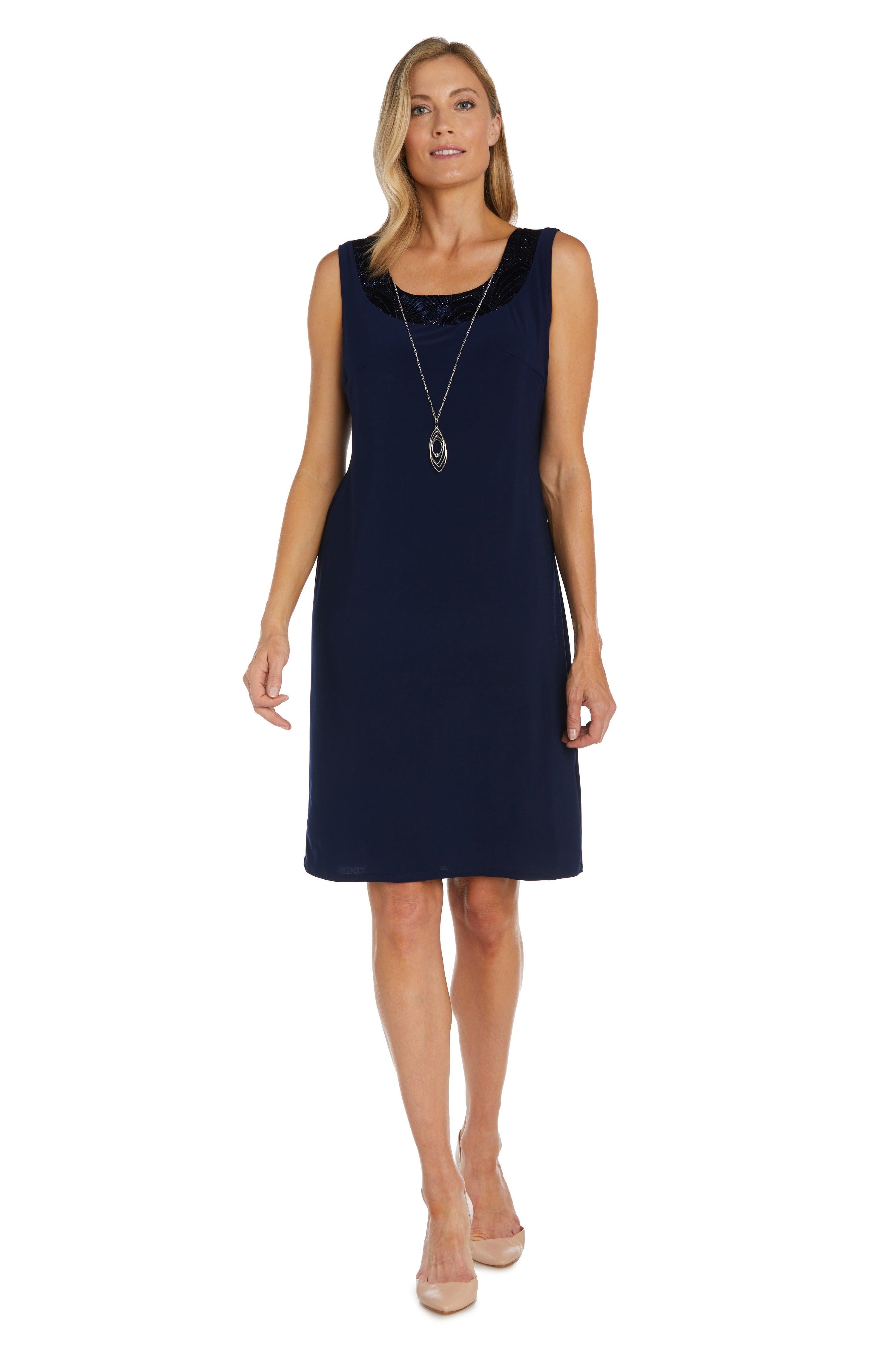 R&M Richards Mother of the Bride Short Dress 9205 - The Dress Outlet