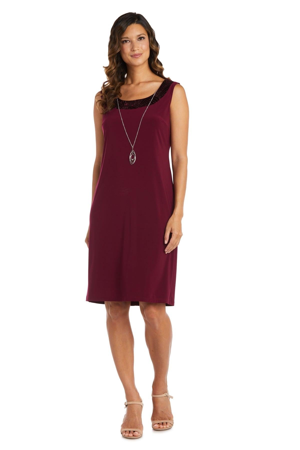 R&M Richards Mother of the Bride Short Dress 9205 - The Dress Outlet