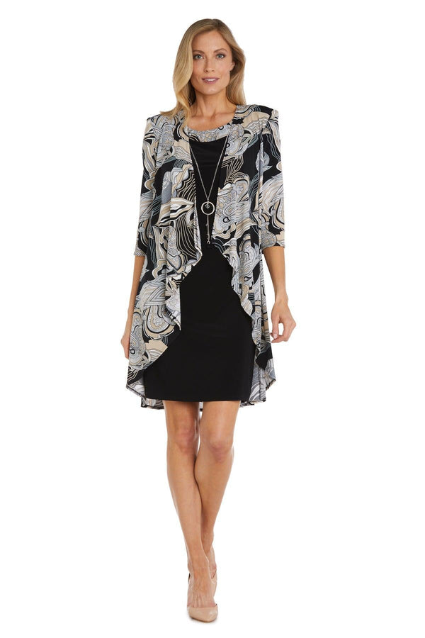 Mother Of The Bride Dress Short R&M Richards 9237