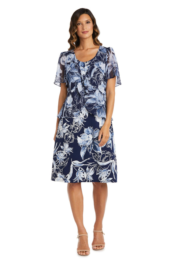 Mother Of The Bride Short Dress Short Length R&M Richards 9376