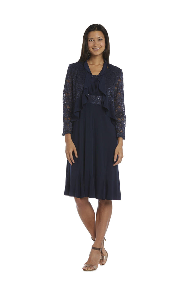 Petite Lace Dress Jacket Short R&M Richards 5393P