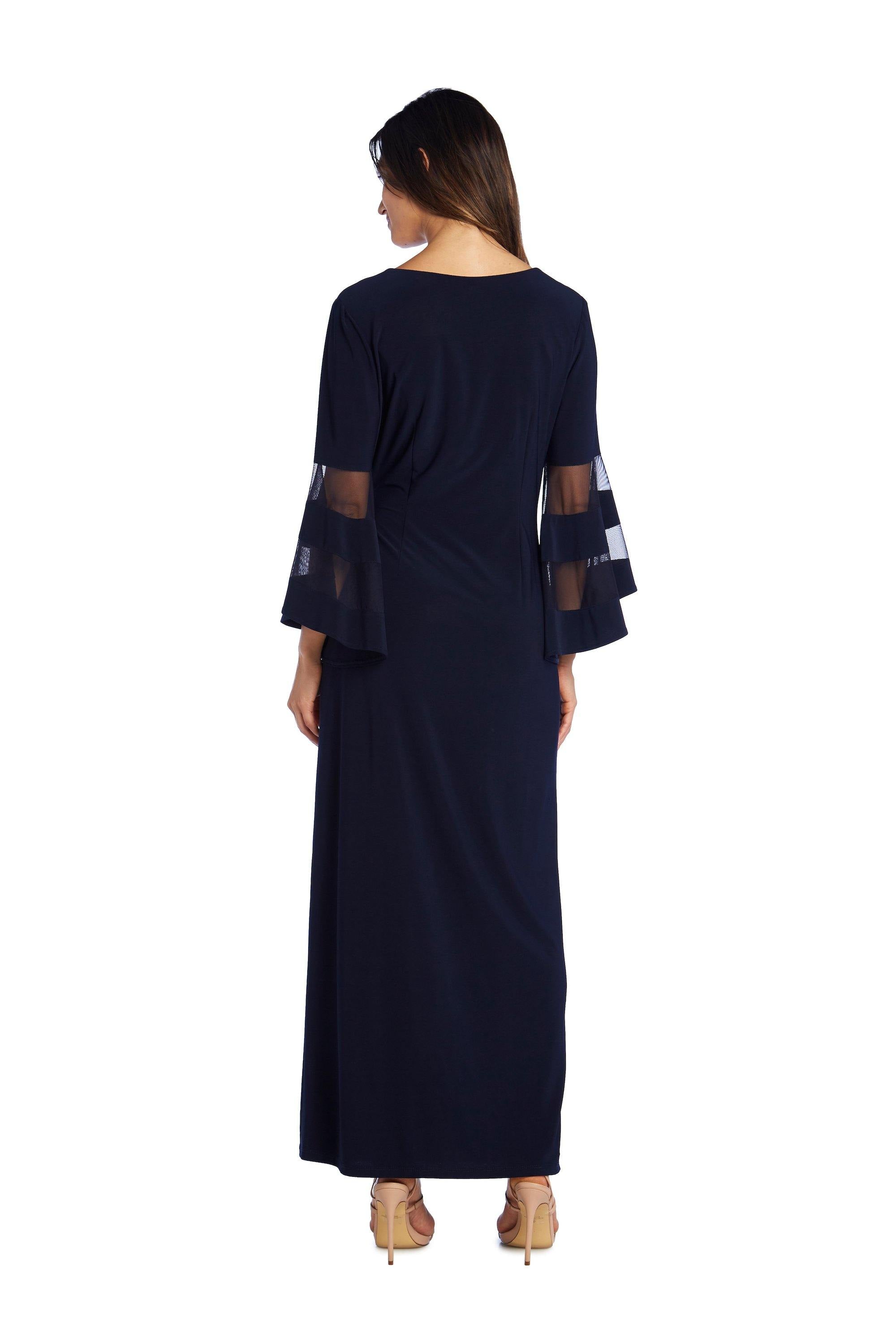 R&M Richards Petite Long Formal Dress 3641P - The Dress Outlet