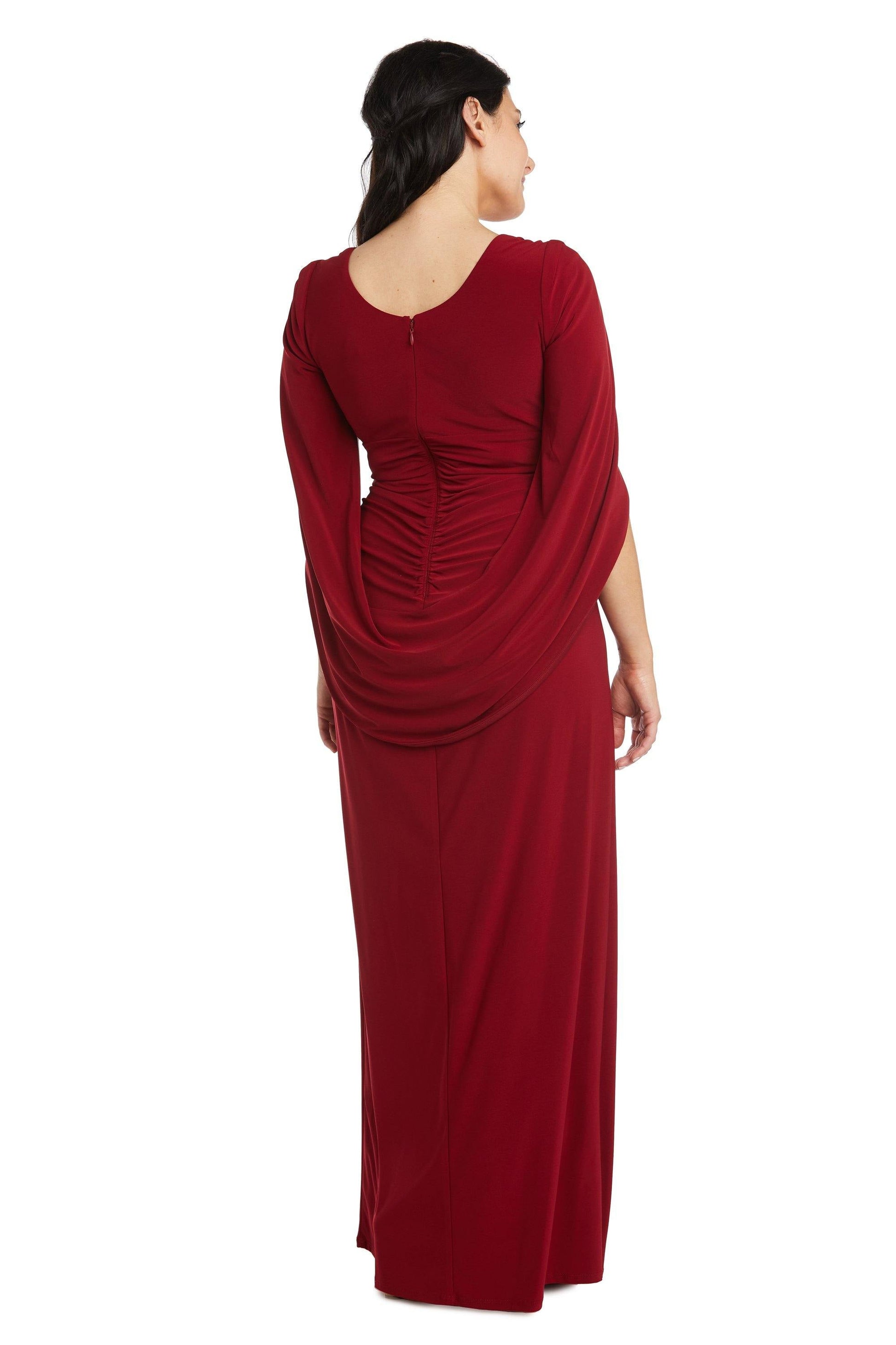 R&M Richards 5899P Petite Long Formal Evening Dress