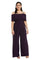 R&M Richards Petite Off Shoulder Jumpsuit 5982P - The Dress Outlet