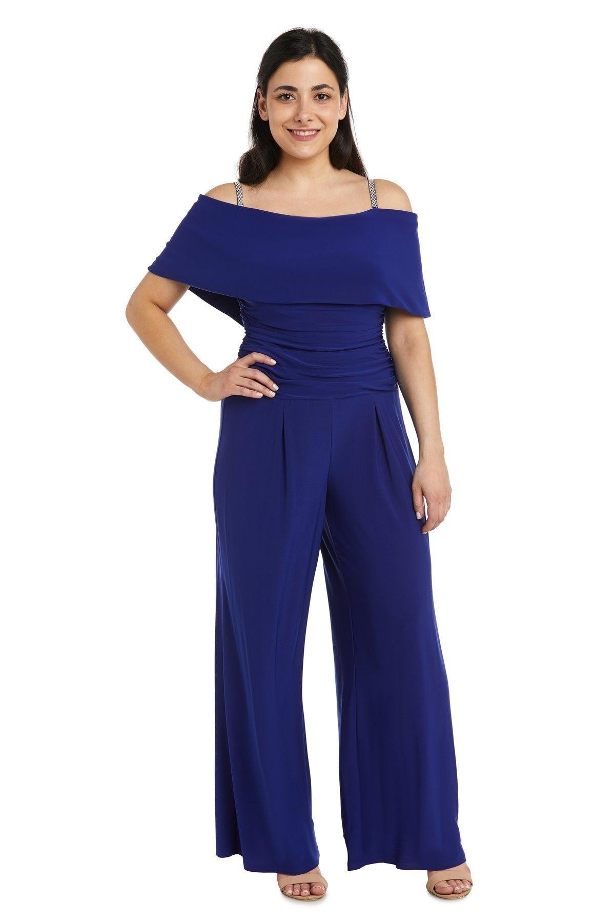 Petite off shoulder best sale jumpsuit