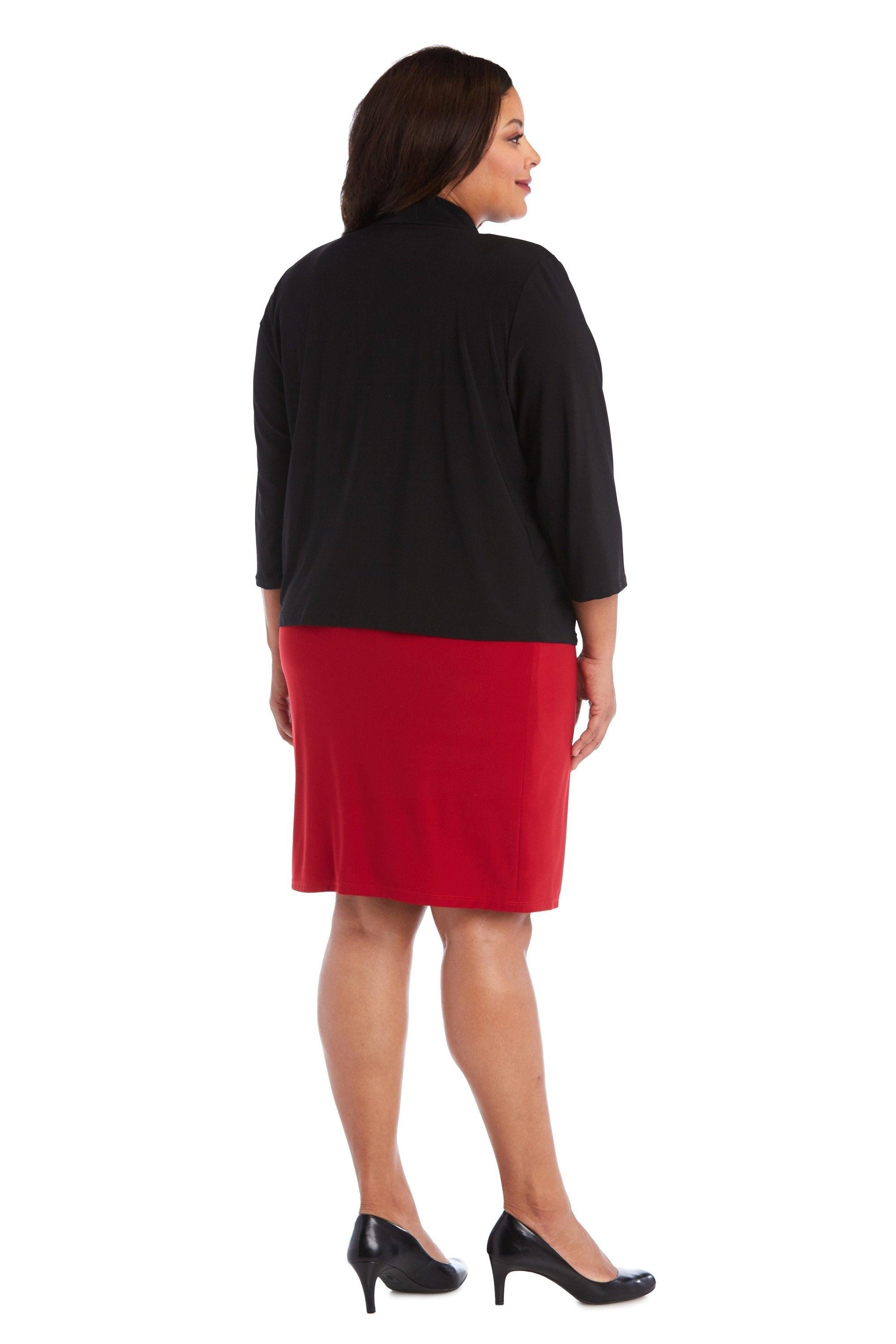 R&M Richards Plus Size Beaded Jacket 375600 - The Dress Outlet