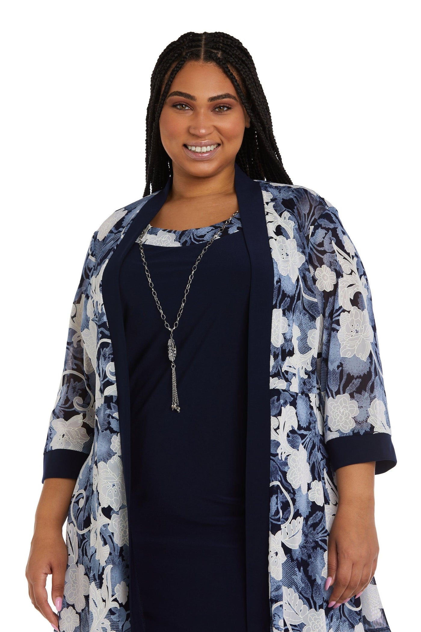 R&M Richards Plus Size Jacket Short Dress 9313W - The Dress Outlet