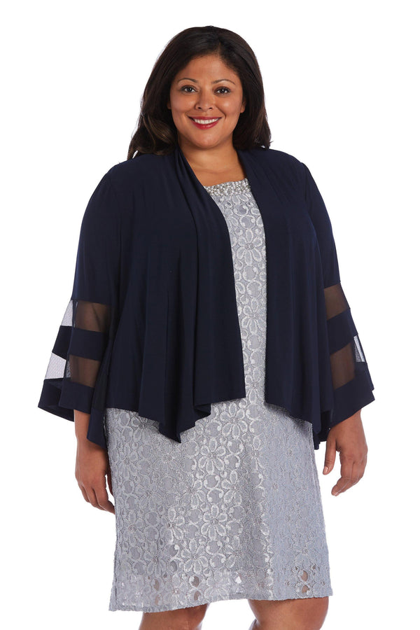 R&M Richards 5268W Plus Size Open Jacket Sale