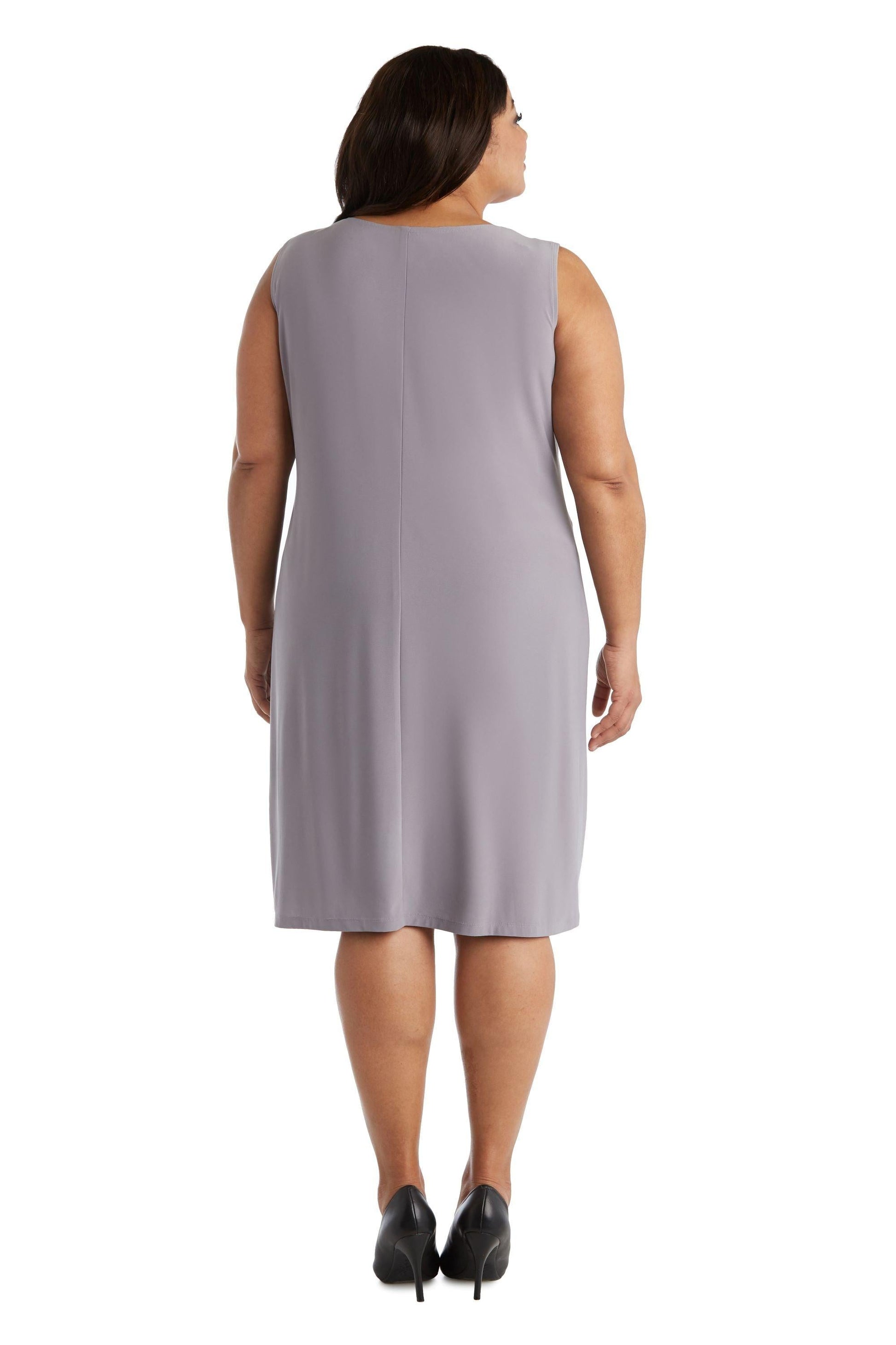 R&M Richards 7149W Plus Size Short Jacket Dress