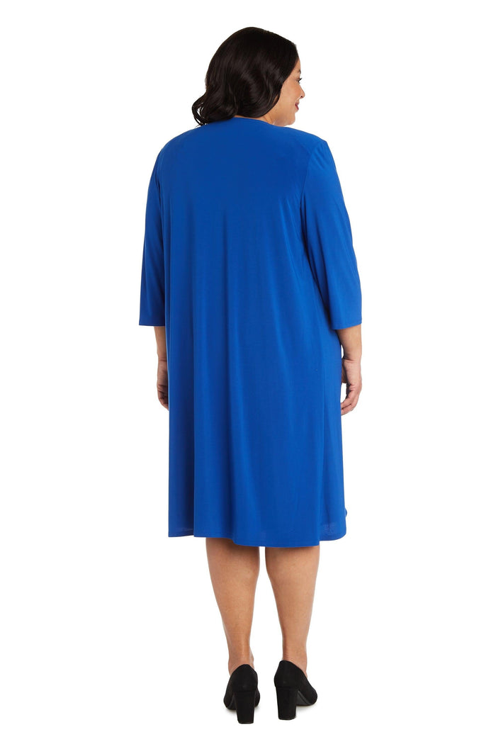 R&M Richards Plus Size Short Jacket Dress 7687W - The Dress Outlet