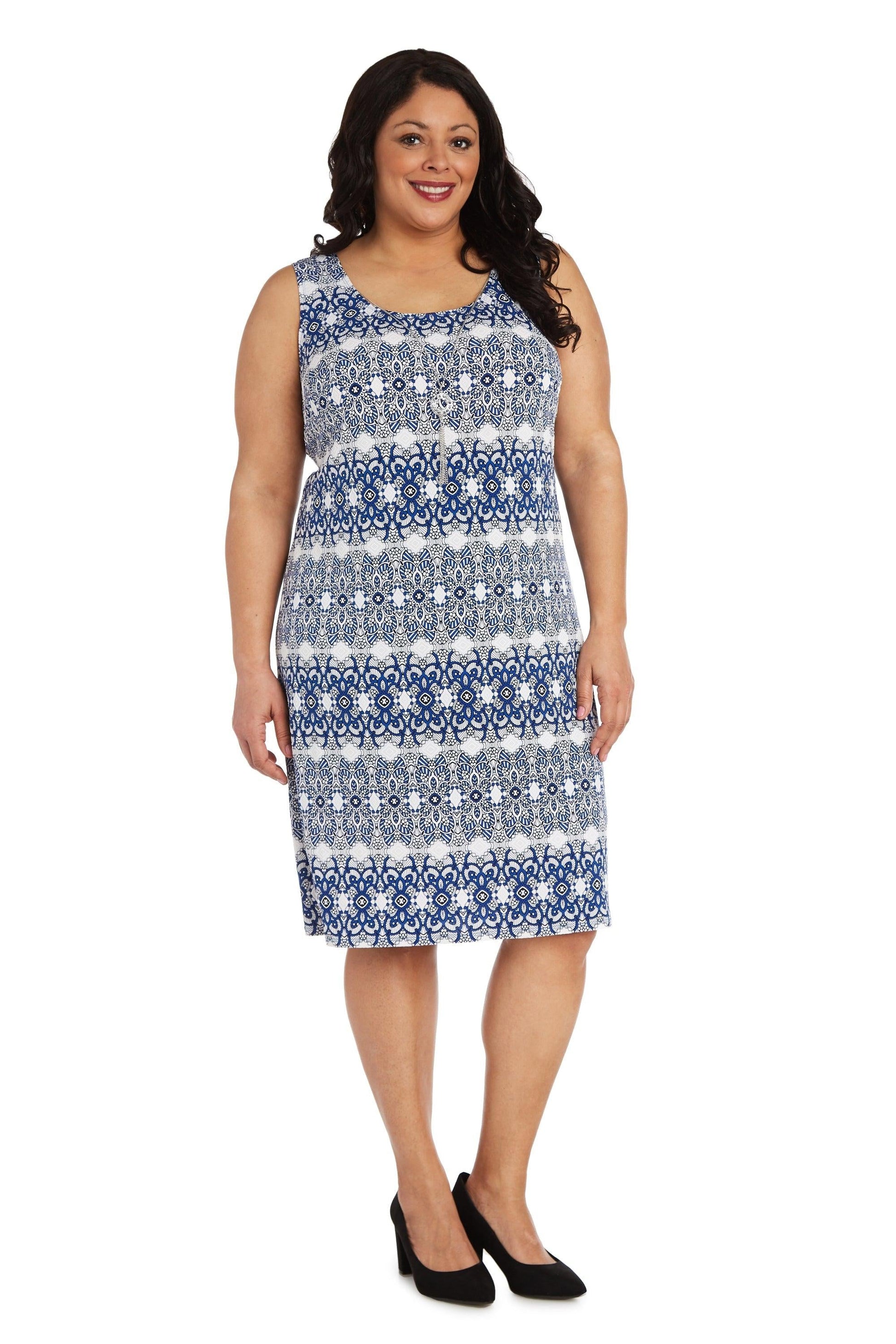 R&M Richards 7687W Plus Size Short Jacket Dress
