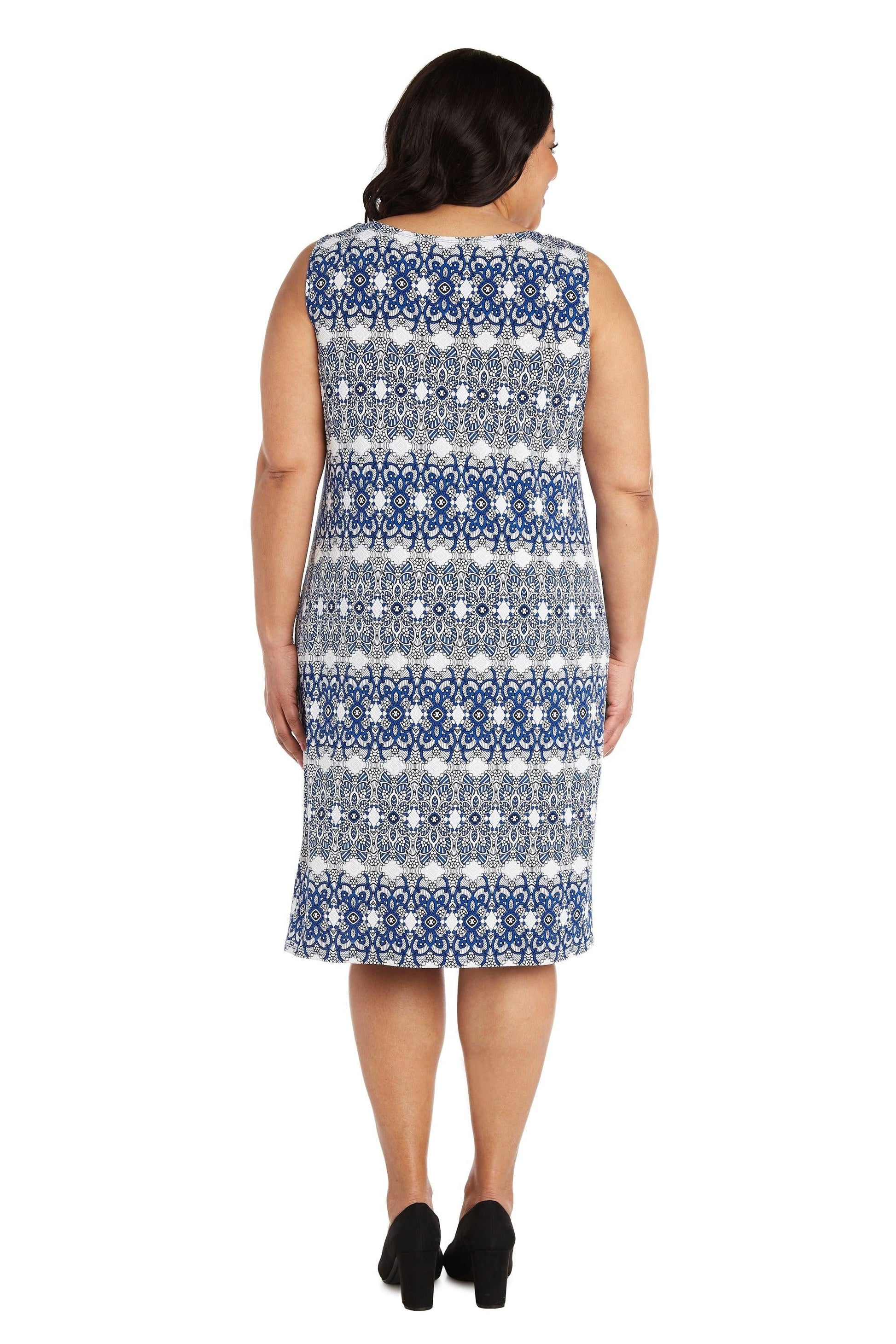 R&M Richards 7687W Plus Size Short Jacket Dress